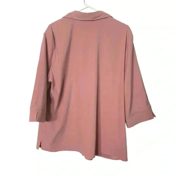 Vintage Fair Lady 3/4 Sleeve Button  Down Shirt w Western Vibe - Picture 3 of 7